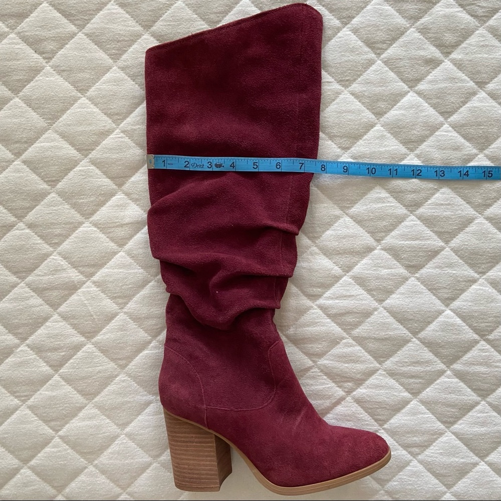 Nine West, Abee Pointed-Toe Knee-High Suede Boots - Picture 8 of 9